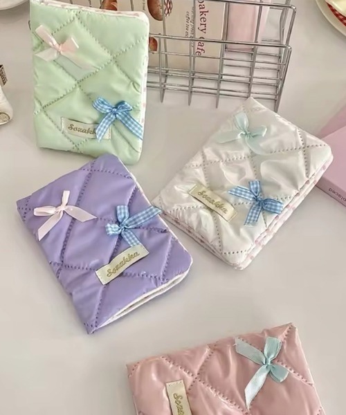 Port（ポート）の「【 Port / ポート 】 フレンチ リボン パステルカラー パスポートケース / マルチケース #_（パスポートケース・レディース・グリーン/ホワイト/パープル/ピンク/ブルー・FREE）」の2枚目の写真