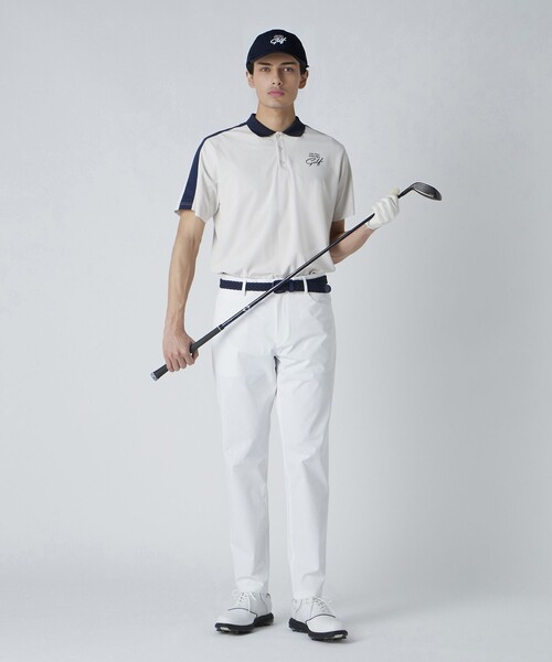 セール】メンズ カノコ ポロシャツ-吸水速乾 UV 横ストレッチ