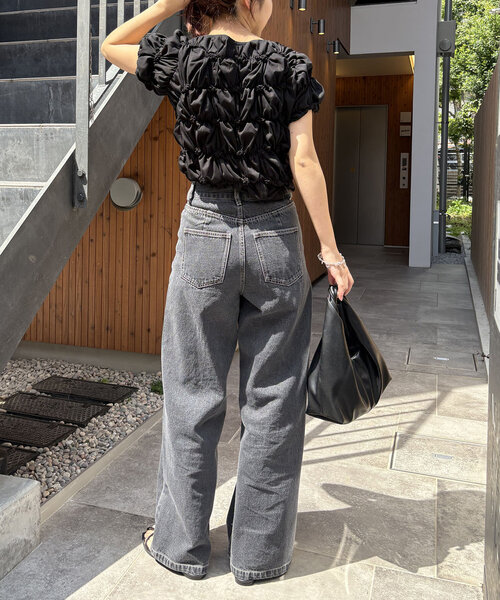 CAPRICIEUX LE'MAGE シャーリングホイップTシャツ セール】【新色追加/全骨格◎】シャーリングホイップTシャツ（T