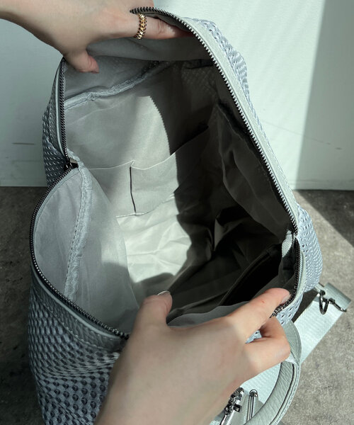 DouDou ドゥドゥ　皮メッシュバック　 内袋2種類あります。 WEB限定】2WAYメッシュバッグ | DOUDOU(ドゥドゥ)レディース