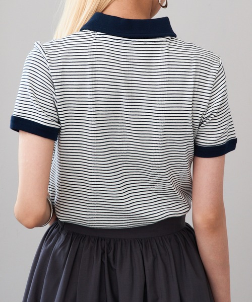 MILLER(ミラー)の「【Robert P. Miller】Prib Polo shirts RM251-2207 ※(ポロシャツ・レディース・マルチ/アイボリー/その他2/ネイビー/ブラック/グリーン・FREE)」の16枚目の写真