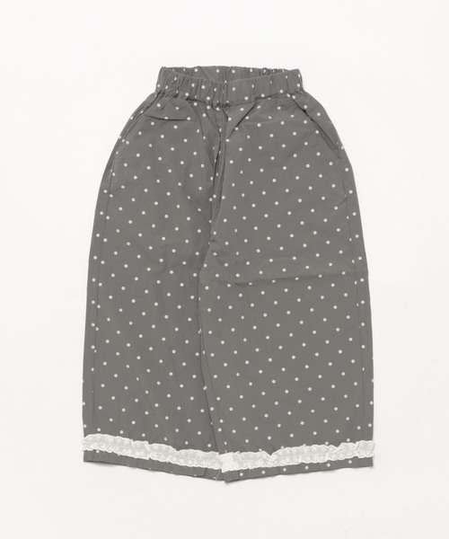 aimoha（アイモハ）の「【aimoha-KIDS-】ドット柄　キッズガウチョパンツ（スラックス・キッズ・カーキ/ベージュ/グレー・90/100/110/120/130）」の22枚目の写真