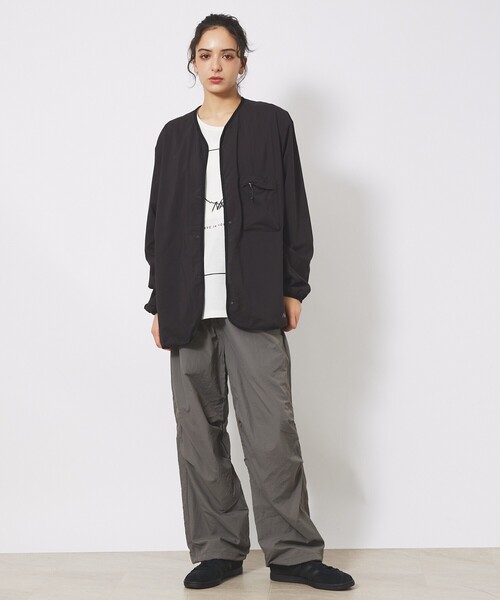 NANGA(ナンガ)の「【NANGA/ナンガ】PLC CARDIGAN/ナイロンカーディガン/パッカブル(ブルゾン・メンズ・ブラック/グリーン/グレー/カーキ・M/L/XL)」の11枚目の写真