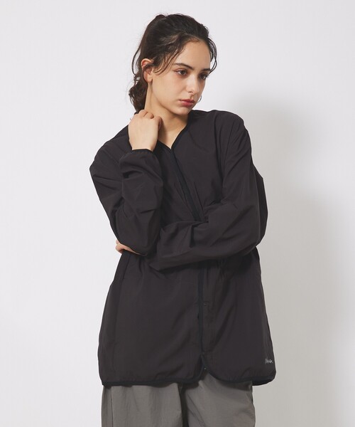 NANGA(ナンガ)の「【NANGA/ナンガ】PLC CARDIGAN/ナイロンカーディガン/パッカブル(ブルゾン・メンズ・ブラック/グリーン/グレー/カーキ・M/L/XL)」の12枚目の写真