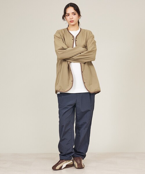 NANGA(ナンガ)の「【NANGA/ナンガ】PLC CARDIGAN/ナイロンカーディガン/パッカブル(ブルゾン・メンズ・ブラック/グリーン/グレー/カーキ・M/L/XL)」の14枚目の写真
