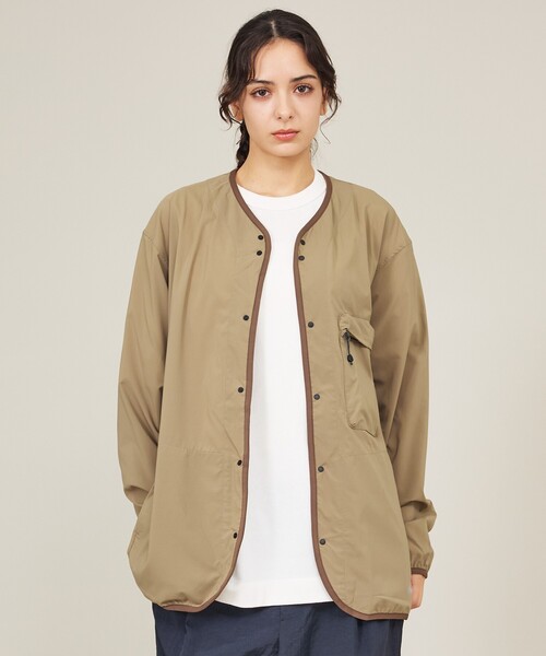 NANGA(ナンガ)の「【NANGA/ナンガ】PLC CARDIGAN/ナイロンカーディガン/パッカブル(ブルゾン・メンズ・ブラック/グリーン/グレー/カーキ・M/L/XL)」の16枚目の写真