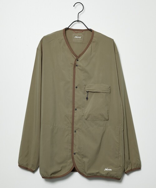 NANGA(ナンガ)の「【NANGA/ナンガ】PLC CARDIGAN/ナイロンカーディガン/パッカブル(ブルゾン・メンズ・ブラック/グリーン/グレー/カーキ・M/L/XL)」の18枚目の写真