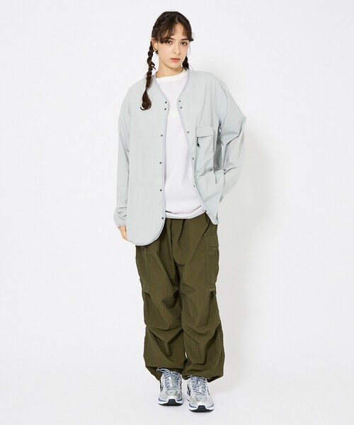 NANGA(ナンガ)の「【NANGA/ナンガ】PLC CARDIGAN/ナイロンカーディガン/パッカブル(ブルゾン・メンズ・ブラック/グリーン/グレー/カーキ・M/L/XL)」の21枚目の写真