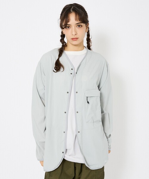NANGA(ナンガ)の「【NANGA/ナンガ】PLC CARDIGAN/ナイロンカーディガン/パッカブル(ブルゾン・メンズ・ブラック/グリーン/グレー/カーキ・M/L/XL)」の22枚目の写真