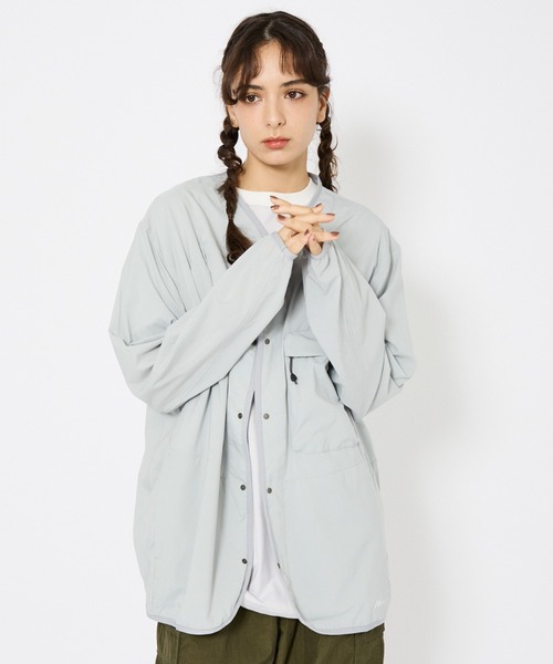 NANGA(ナンガ)の「【NANGA/ナンガ】PLC CARDIGAN/ナイロンカーディガン/パッカブル(ブルゾン・メンズ・ブラック/グリーン/グレー/カーキ・M/L/XL)」の7枚目の写真