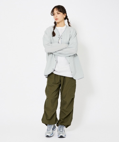 NANGA(ナンガ)の「【NANGA/ナンガ】PLC CARDIGAN/ナイロンカーディガン/パッカブル(ブルゾン・メンズ・ブラック/グリーン/グレー/カーキ・M/L/XL)」の5枚目の写真