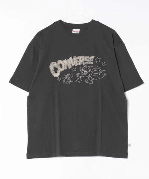 CONVERSE(コンバース)の「【CONVERSE/コンバース】×【TOM AND JERRY/トムとジェリー】ブランドロゴ プリント オーバーサイズ Tシャツ(Tシャツ/カットソー・レディース・ブラック/ホワイト・LARGE/MEDIUM)」の20枚目の写真