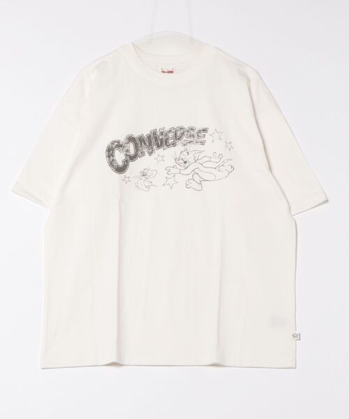 CONVERSE(コンバース)の「【CONVERSE/コンバース】×【TOM AND JERRY/トムとジェリー】ブランドロゴ プリント オーバーサイズ Tシャツ(Tシャツ/カットソー・レディース・ブラック/ホワイト・LARGE/MEDIUM)」の19枚目の写真