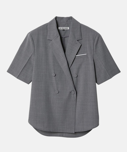 ダブルブレステッドシャツジャケット / Double-Breasted Shirt Jacket 