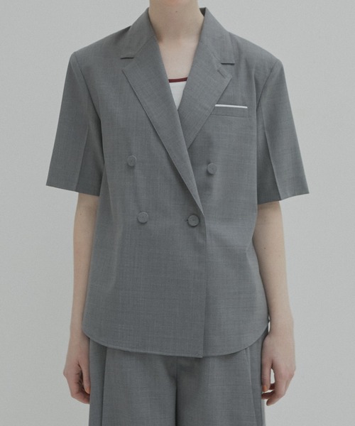 ダブルブレステッドシャツジャケット / Double-Breasted Shirt Jacket 