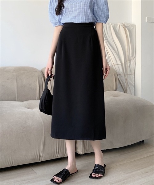 Dream garden(ドリームガーデン)の「バックスリットタイトスカート(スカート・レディース・ブラック/カーキブラウン・S/M/L/2XL/XL)」の8枚目の写真