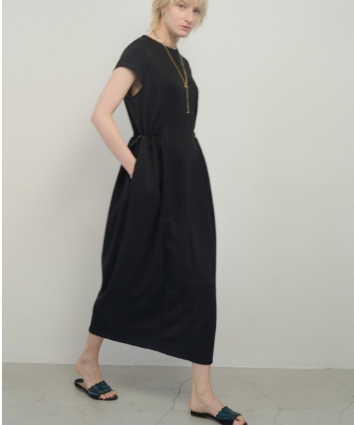 Muel Chic(ミュエルシック)の「Creek onepiece クリークワンピース(ワンピース・レディース・ブラック/ミント/オフホワイト・FREE)」の2枚目の写真