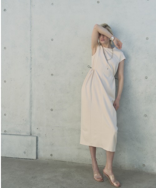 Muel Chic(ミュエルシック)の「Creek onepiece クリークワンピース(ワンピース・レディース・ブラック/ミント/オフホワイト・FREE)」の6枚目の写真