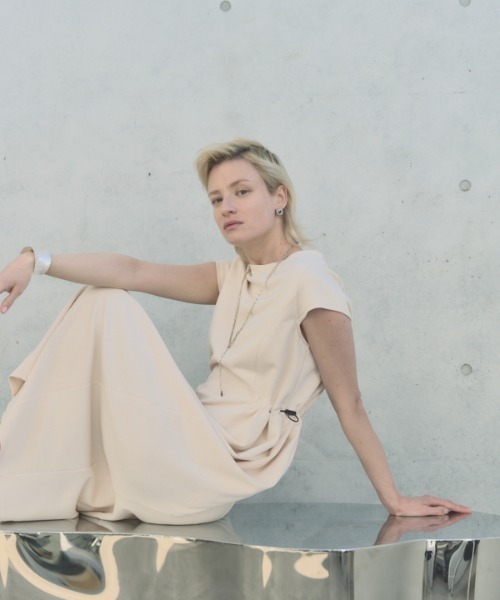 Muel Chic(ミュエルシック)の「Creek onepiece クリークワンピース(ワンピース・レディース・ブラック/ミント/オフホワイト・FREE)」の14枚目の写真