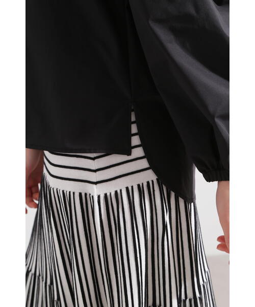 PINKY&DIANNE（ピンキーアンドダイアン）の「オフショルダーカットソートップス（Tシャツ/カットソー・レディース・ホワイト/ブラック・38）」の10枚目の写真