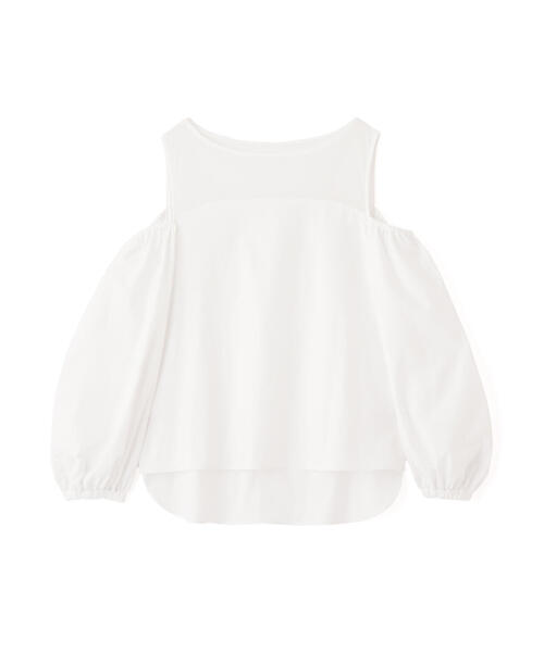 PINKY&DIANNE（ピンキーアンドダイアン）の「オフショルダーカットソートップス（Tシャツ/カットソー・レディース・ホワイト/ブラック・38）」の8枚目の写真