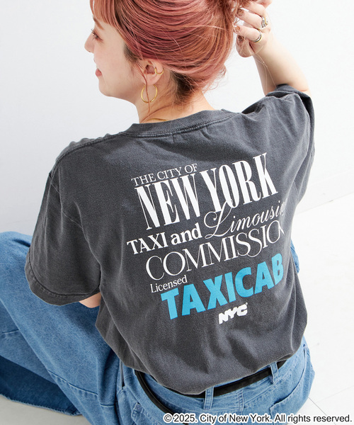 GOOD ROCK SPEED（グッドロックスピード）の「GOOD ROCK SPEED/グッドロックスピード NYC-b（Tシャツ/カットソー・レディース・ブラックミックス/ホワイト/ブラック系その他/チャコールグレー・FREE）」の4枚目の写真