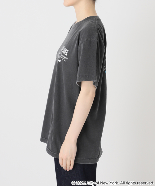 GOOD ROCK SPEED（グッドロックスピード）の「GOOD ROCK SPEED/グッドロックスピード NYC-b（Tシャツ/カットソー・レディース・ブラックミックス/ホワイト/ブラック系その他/チャコールグレー・FREE）」の6枚目の写真