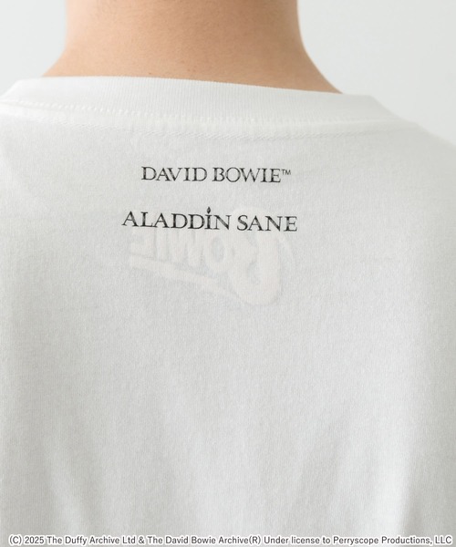 ITEMS URBANRESEARCH（アイテムズ アーバンリサーチ）の「『別注』David Bowie T-shirts（Tシャツ/カットソー・メンズ・ブラック/ホワイト・MEDIUM/LARGE）」の7枚目の写真