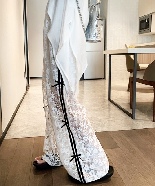 maje 花柄レース ワイドパンツ 新品タグ付き maje 花柄レース ワイドパンツ 新品タグ付き - メルカリ