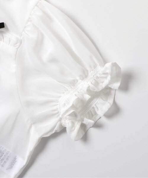 algy（アルジー）の「シアーりぼんブラウス（シャツ/ブラウス・キッズ・オフホワイト/ブラック・XX-SMALL/X-SMALL/MEDIUM/SMALL）」の10枚目の写真