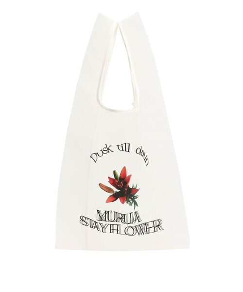 MURUA（ムルーア）の「【MURUA×STAYFLOWER】フラワーデザイントートBAG（ハンドバッグ・レディース・アイボリー・FREE）」の15枚目の写真