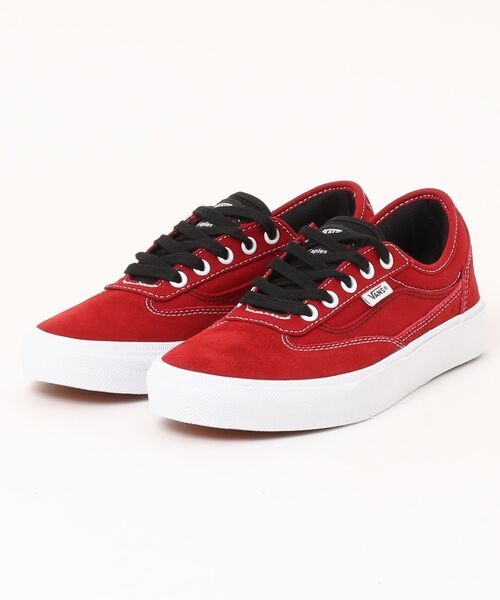 【VANS】バンズ SKATE CURREN CAPLES スケート VN000D85 Skate Curren Caples Shoe in Red / White | Vans