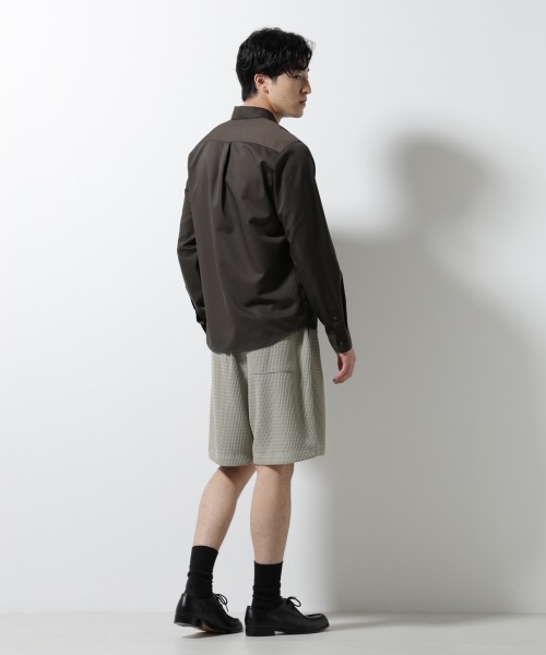 NANO universe(ナノユニバース)の「ジャガードニットソーショートパンツ(セットアップ可)(その他パンツ・メンズ・ブラック/ネイビー/カーキ/グレー系その他4・S/M/L)」の9枚目の写真