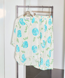 ルームウェア・パジャマ SUKUHOME SOUR LIME NIGHT PYJAMA/S SUKU HOME スクホーム-SUMMER NIGHT PYJAMA / LIME LIGHT