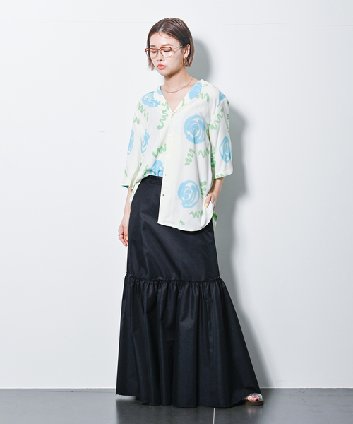 SUKU HOME(スクホーム)の「SUKU HOME CLASSIC DUNE NO.03:セットアップ(ルームウェア/パジャマ・レディース・ホワイト・MEDIUM)」の2枚目の写真