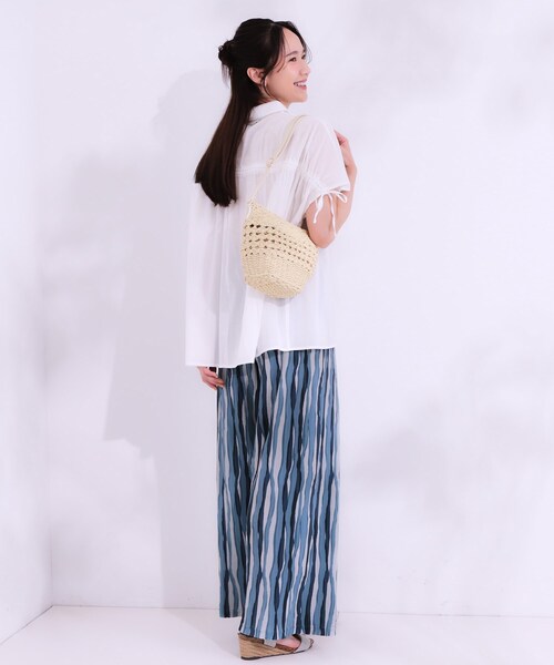 SHOO・LA・RUE（シューラルー）の「雑材ミニショルダーバッグ（ショルダーバッグ・レディース・アイボリー/キャメル/ダークブラウン・00）」の12枚目の写真