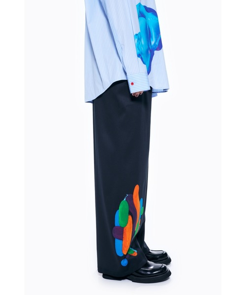 ENFOLD（エンフォルド）の「Drawing ワイドトラウザー（その他パンツ・レディース・ブラック/ダークネイビー・36/38）」の10枚目の写真