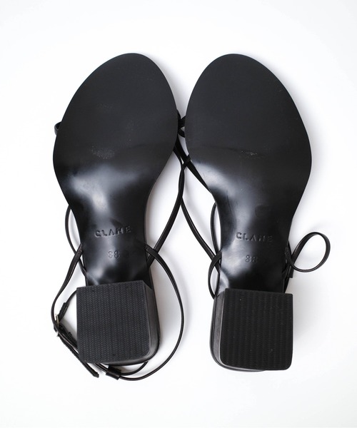 CLANE(クラネ)の「【PH1】【CLANE】LINE STRAP SANDAL 18115-8411(サンダル・レディース・ベージュ/ブラック・36/38)」の6枚目の写真