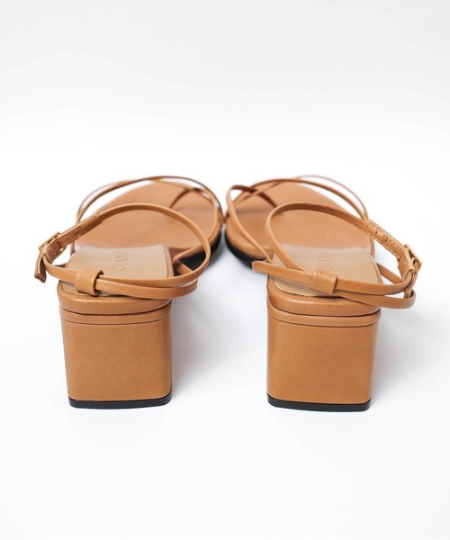 CLANE(クラネ)の「【PH1】【CLANE】LINE STRAP SANDAL 18115-8411(サンダル・レディース・ベージュ/ブラック・36/38)」の14枚目の写真