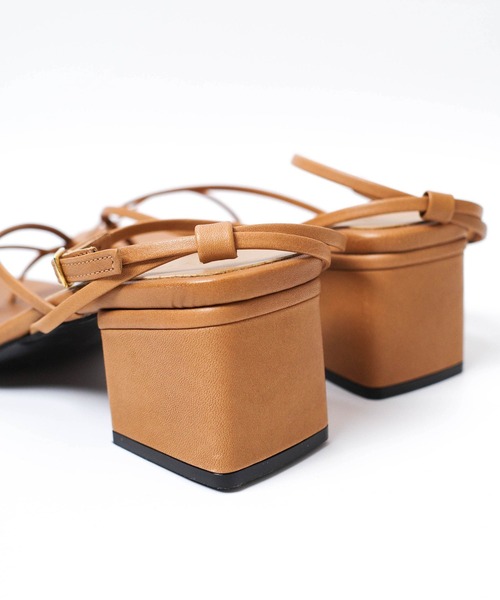 CLANE(クラネ)の「【PH1】【CLANE】LINE STRAP SANDAL 18115-8411(サンダル・レディース・ベージュ/ブラック・36/38)」の18枚目の写真
