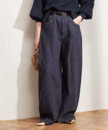 【deux9* 】ジャーナルスタンダードレサージュ デニムスラックスパンツ journal standard L'essage（ジャーナルスタンダードレサージュ