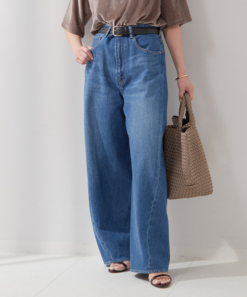 journal standard L'essage新品ルーズウェービング3D 追加2》ルーズウェービング 3D デニムパンツ（デニムパンツ