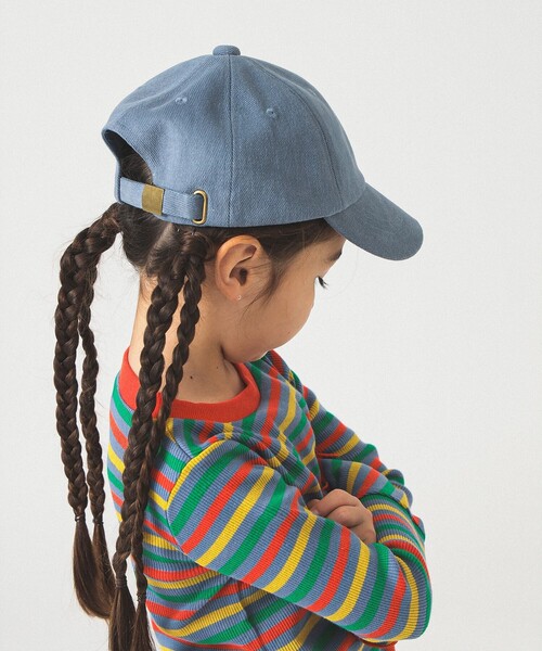 B:MING by BEAMS（ビーミングバイビームス）の「刺繍 ロゴ キャップ 2025FW（キャップ・キッズ・イエロー系その他5/サックスブルー/ワイン・ONE SIZE）」の5枚目の写真