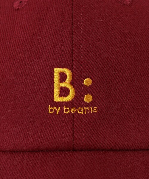 B:MING by BEAMS（ビーミングバイビームス）の「刺繍 ロゴ キャップ 2025FW（キャップ・キッズ・イエロー系その他5/サックスブルー/ワイン・ONE SIZE）」の9枚目の写真