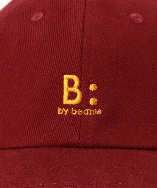 B:MING by BEAMS（ビーミングバイビームス）の「刺繍 ロゴ キャップ 2025FW（キャップ・キッズ・イエロー系その他5/サックスブルー/ワイン・ONE SIZE）」の22枚目の写真