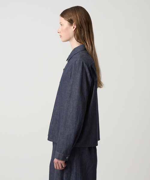 Steven Alan（スティーブンアラン）の「＜Steven Alan＞ライトオンスデニム シャツ（シャツ/ブラウス・レディース・ブラック/ネイビー・M/S）」の14枚目の写真