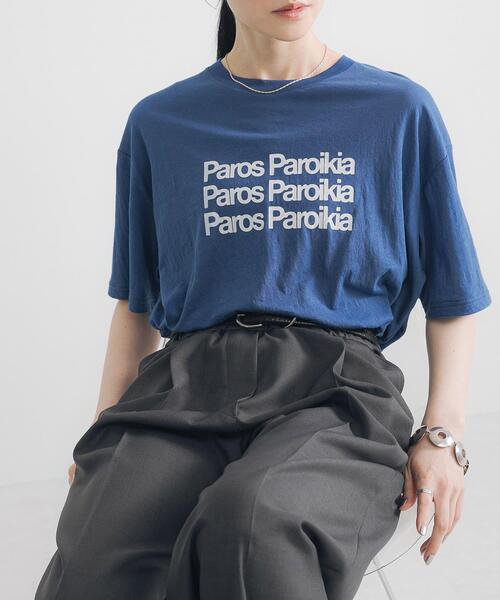 URBAN RESEARCH（アーバンリサーチ）の「シアープリントカラーTシャツ（Tシャツ/カットソー・レディース・ブルー/レッド/ブラウン・FREE）」の13枚目の写真