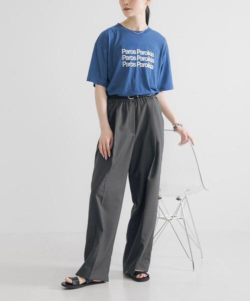 URBAN RESEARCH（アーバンリサーチ）の「シアープリントカラーTシャツ（Tシャツ/カットソー・レディース・ブルー/レッド/ブラウン・FREE）」の16枚目の写真