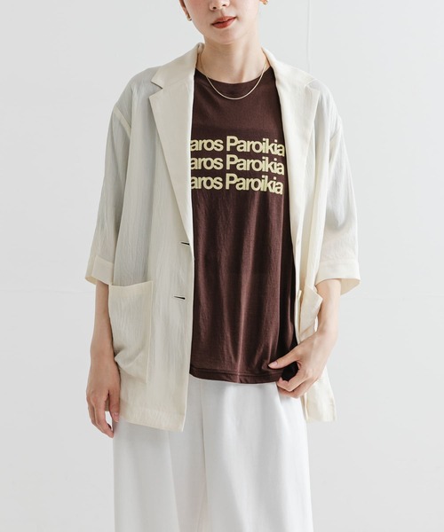 URBAN RESEARCH（アーバンリサーチ）の「シアープリントカラーTシャツ（Tシャツ/カットソー・レディース・ブルー/レッド/ブラウン・FREE）」の20枚目の写真