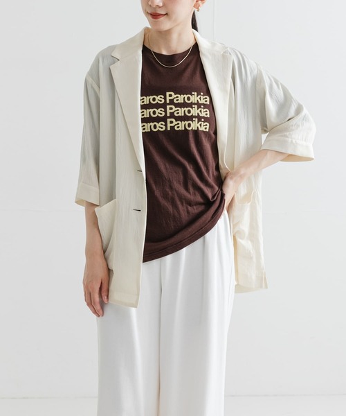 URBAN RESEARCH（アーバンリサーチ）の「シアープリントカラーTシャツ（Tシャツ/カットソー・レディース・ブルー/レッド/ブラウン・FREE）」の21枚目の写真